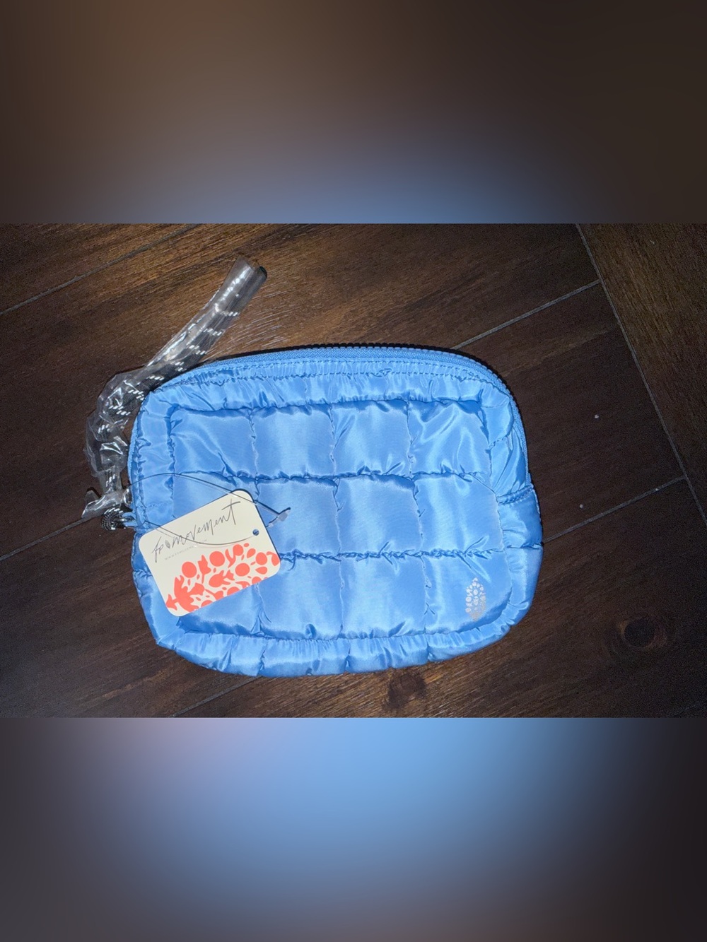 Free People Blue Quilted Mini Case - NWT 💙 SOLD OUT COLOR